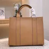 Shopping Bag High-end New Leather Large Capacity Tote Women Shoulder Bag Cloth Shopper Bags Literary Alphabetic pattern Big superior quality Shopping Bag