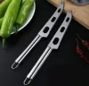 3 Holes Cake Butter Pizza Knives Durable Stainless Steel Cheese Knife Resuable Easy to Clean Kitchen Tools DH984 clephan