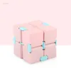 Infinity Cube Candy Color Fidget Puzzle Anti Decompression Toy Finger Hand Spinners Giocattoli divertenti per bambini adulti Adhd Regalo antistress 56