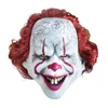 Altri articoli per feste per eventi Halloween Film Maschera da clown Horror Scuro per feste Latex Adulti Costume cosplay Prop Copricapo Masquerade Rave Festival 220829