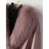 Giacca da donna in pelliccia sintetica calda e spessa, giacca con colletto invernale, maniche lunghe, moda in pelle 220829