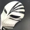 Masques de fête COMASK Mort Ichigo Kurosaki Bleach PVC Masque Hollween Danse Mascarade Cosplay Accessoires Costume Accessoire