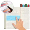 Paket Okuma Kılavuzu Şeritler Renkli Kaplama Vurgu Yer İmleri Çocuklar ve Disleksikler İçin İzleme İzleme