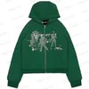 NOWA HARAJUKU Y2K MAN MAN OUNGRESISE Bluza Kobiet Anime Printed Streetwear Long Rleeve Loose Green Zip Up Grunge Hoodie Man5858799