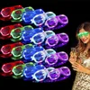 Autres fournitures de fête de fête 10pcslot Lunettes de lumière LED clignotantes pour Noël Anniversaire Halloween fournitures de décoration de fête lueur lunettes 220829