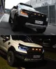 LED-strålkastare för Ford Ranger 20 16-20 20 High Beam Full LED-linsstrålkastare DRL Turn Signal Driving Strålkastare