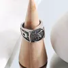 Producto de alta calidad espada musulmana musulmana anillo de cuchillo luna y sombrero de camello estrella santuario santuario anillo masónico