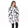 'S Zadorin New Designer White Faux Fur Elegant Winter Women Long Hayy Jacket Manteau Femme Hiver Abrigo Mujer L220829