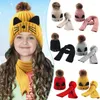 Boinas modelos de todos os modelos meninos meninas meninas mais bebês e veludo quente para crianças cachecol e proteção do ouvido no inverno T1