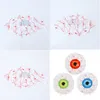 Other Event Party Supplies 3Pcs 22Inch 4D Eye Foil Balloons Eye Shaped Helium Globos Red Horror Halloween Decorations Birthday Party Home Decors Evil Eyes 220829
