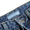 2022 Mest högkvalitativa jeans för mens retro märke denim pants casual classic byxor Klassisk vågbrev avancerad super stilig s337n