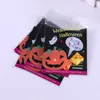 Autres fournitures de fête d'événement 100pcs Halloween Candy Bag Ghost Pumpkin Cookie Sacs en plastique Sacs d'emballage auto-adhésifs Halloween Party Décoration 220829