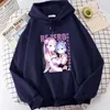 Męskie bluzy z kapturem Vintage Sweetshirts Harajuku anime re Zero Kara Hajimeru ISEKAI Seikatsu Women Streetwear Zapoczona kaptura Kawaii