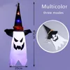 Halloween LED Clignotant Suspendu Fantôme Halloween Party Dress Up Glowing Assistant Chapeau Lampe Horreur Props Home Bar Décoration 220822