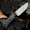 Special Offer H8261 Outdoor Survival Straight Hunting Knife D2 Etching Drop Point Blade Full Tang G10 Handle Fixed Blade Knives with Kydex