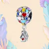 925 Серебряные шарики подземные чары Pandora Bracelet Bracelet Barcate Balloon красочное очарование Rainbow Hous