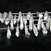 Pendentif Colliers Galvanoplastie Mystic Titanium AB Quartz Cristaux Rock Perles Collier Point Choix Préféré De Joyeux Noël Cadeau