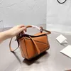 Shoulder Bags Evening Handbag Tote Designer Women Geometrical Jigsaw Puzzle Crossbody gre