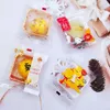 Geschenkpapier P82E 100 Stück Mooncake-Verpackungsbeutel, handgefertigt, Eigelb, knuspriges Keksplätzchen