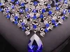 Schmucksets Mode Halskette Ohrring Vintage Bridal Strass -Strass -Party Hochzeitskostümzubehör Dekoration Braut Frauen Frauen
