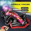 Electric RC Car Formula RC Remote Control 4WD High Speed with Clorful Light Spray Drift Stunt Racing Vehicle Toys for Boys Gift Adults 220829