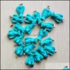 Charms Carved Angel Charms Chakra Stone Pendant Healing Crystal Hangings Fashion Jewelry Making Wholesale Drop Delivery Dhseller2010 Dhsr0