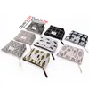 Sacs de rangement Sac cosmétique doux Toile Ours Femmes Voyage Articles de toilette Organiser Mignon Portable Maquillage