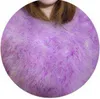 Women's fur Faux Fur LATE SETTING new fashion Fire chicken feather ostrich feathers for long sleeves jacket L220829