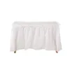 1 Piece Disposable Table Skirt BPA Free Plastic Rectangular Table Cloth Skirt Birthday Banquet Party