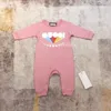 Italy Brand Baby Rompers Cartoon Long Sleeve Jumpsuits 100% Cotton Comfortable Newborn Girl Boys Clothing 0-24M