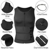 Mens Body Shapers Men Shaper Waist Trainer Sauna Suit Sweat Vest Slimming Underwear Weight Loss Shirt Fat Workout Tank Tops Shapewear 220826