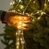 Cordes 5/10/20M Super lumineux Led corde fée lumière batterie/USB alimenté PVC Tube guirlande de noël maison jardin arbre fête guirlande