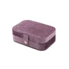Velvet Travel Jewelry Box Small Jewelry Organizer Portable Display Storage Case Packaging for Rings Earrings Necklace Bracelet