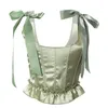 Belts Party Club Outfits For Women Corset midjetr￤nare rosa f￤rg sexiga toppar att slitna b￥gband