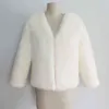 Femmes fausse fourrure nouvelle automne dames faux manches longues hiver veste chaude Corée manteau de fourrure imitation plus la taille 5XL 6XL 7XL L220829