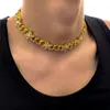 Choker Fashion Unique Necklace For Men Star Shape Inlaid Rhinestones Hip-Hop Neck Chain Accessories Party Temperament All Match