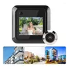 Door Peephole Camera Viewer 145 ﾰ vidvinkel Digital 2.4-tums LCD för hemmastillståndsinträdesfront