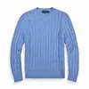 mens sweater crew neck mile wile polo classic sweaters knit cotton casualwarm sweatshirt jumper pullover