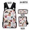 Venta caliente Mochila personalizada Accesorios Bad Bunny Patrón Mochilas 2022 Moda 3 Bolsa / set Bolsas Bolsa de hombro impresión digital temporada escolar estudiante