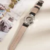 Relojes Relojes de pulsera Longlux Real Belt Reloj mecánico de acero resistente al agua para hombres