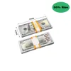 Réplique de fête US FAKE Money Kids Play Toy ou Family Game Paper Copy Banknote 100pcs Pack Practice Counting Movie Prop 20 Dollars Full P265D