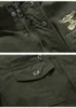Męskie kurtki męskie kurtki wojskowe Casual Zipper Army Pilot Bomber Kurtka Mężczyźni stoją obroża ładunek męski odzież wierzchnia 6xl 220829