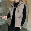 Men's Jackets Men's Autumn And Winter Down Cotton Vest Thickened Thermal Coat Korean Slim 2022 Men Jacket