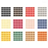 غلاف الهدايا 20pcs أظرف ملونة مغلف ألوان صلبة ثابتة 6.8 × 4 بوصات لميزنة الأعمال زفاف استحمام الطفل