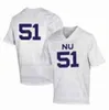 كلية كرة القدم الأمريكية ارتداء NCAA College Jerseys Northwestern 8 Kyric McGowan 10 TJ Green 12 JJ Jefferson 19 Riley LEES