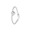 Love Heart 925 Sterling Silver Chain Rings Women Girls Wedding Jewelry For Pandora Colorful CZ Diamond Ring Set with Original Box