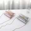 Totes Women Fashion Lady Shoulders Jelly Package Letter Purse Mobile Phone Messenger Bag Lady Clear Transparent Jelly Pack #YY1278d