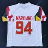 Vêtements de football universitaire américain Football American College Wear Maryland Terrapins Maillot de football NCAA College Josh Jackson McFarland Jr. Keandre Jones Pigrome Mo