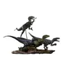 Figuras de brinquedo de ação Nanmu 1 35 Velociraptor Team Raptor Dinosaur