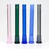 Latest Smoking Colorful Pyrex Thick Glass Female Male Dry Herb Tobacco Filter Bowl Bong Down Stem Portable Hookah Shisha Wig Wag Bong Waterpipe DownStem DHL Free